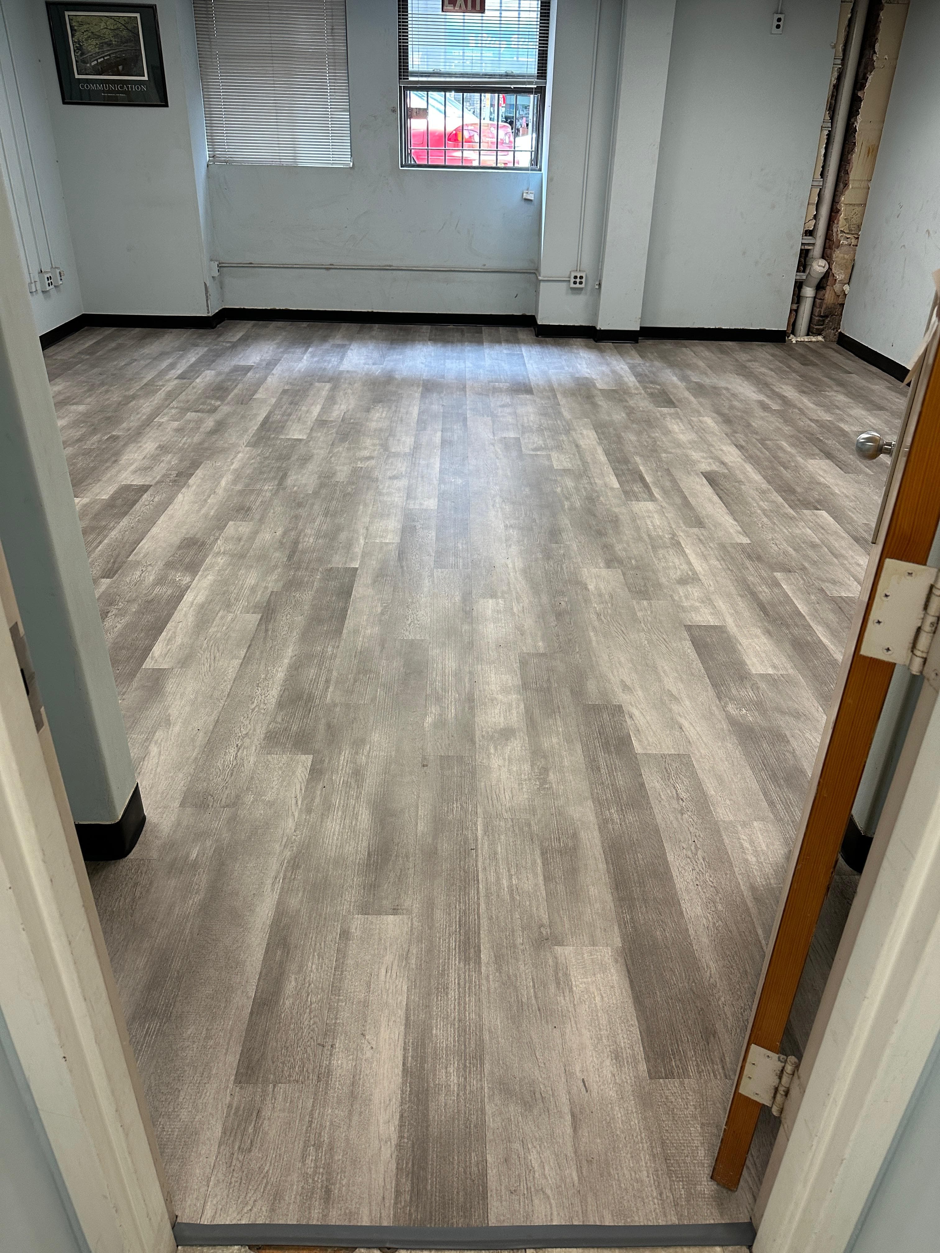 Professional vinyl plank flooring installation